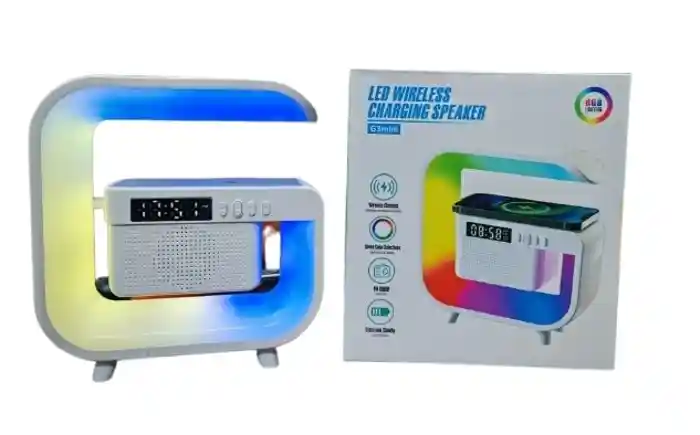 G3 Mini RGB Bedside Lamp Alarm Clock Wireless Charger & Bluetooth Speake